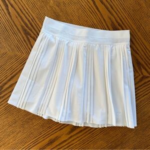 NIKE Court Advantage Dri-Fit Pleated Tennis Skirt - White